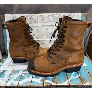 Red Wing LoggerMax 9" Insulated Waterproof Safety Toe Boot 4417 Mens Sz 11.5B